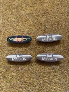 ☆バートン　ハイバック　MISSIONプレート　４個セット☆