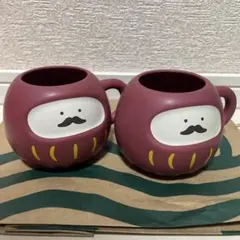 スターバックス　Starbucks スタバ　マグだるま　レッド296ml