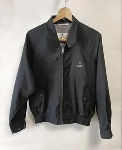 BLACK KNIGHT ブルゾン　Gary Player ナイロン　黒　S