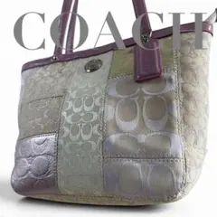 COACH Signature Patchwork mini ToteBag