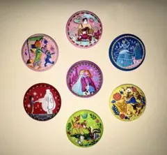 ディズニー 刺繍缶バッジ 第二弾(7点セット)
