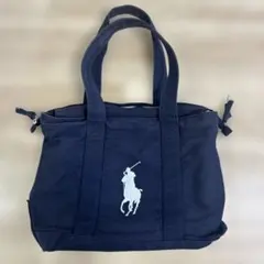 極美品✨ ポロラルフローレン スクールトート ビッグポニー 刺繍 タグ 