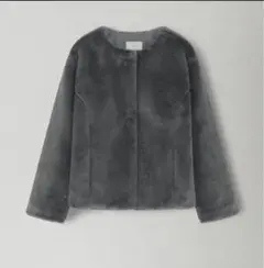 【未着用】OHOTORO ブラックファーコート 未着用】OHOTORO ブラックファーコート 未着用】OHOTORO