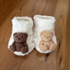 gelato pique テディベア ベビー靴下