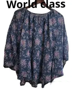 ♥️未使用♥️極美品♥️取り扱いタグ付【World class 】M～L手洗い可