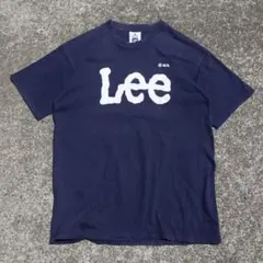 USA製 90's Lee ビッグロゴ 紺×白 vintage Tシャツ