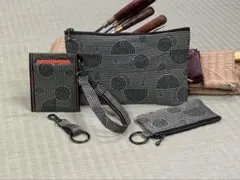 4点セット】【おまけ付き】【現物】畳縁 ミニケース キーホルダーの
