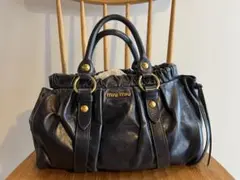 miu miu レザー ハンドバッグ