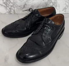 【極美品】REGAL リーガル ウイングチップ レザーソール 黒 25EEのサムネイル