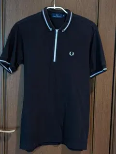 FRED PERRY 黒　ネイビー　 ポロシャツ Sサイズ　細身　日本製