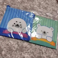 アザラシとクマのキャラクタータオルセット