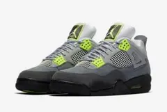 NIKE AIR JORDAN 4 RETRO NEON イエローグラデ　27㎝