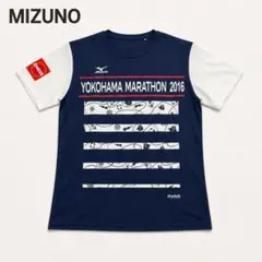 横浜マラソン 2016 Tシャツ MIZUNO ミズノ ランニング 半袖 Sのサムネイル