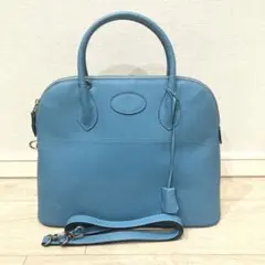 HENRY HIGH CLASS ハンドバッグ ドーム型 レザー　ストラップ付