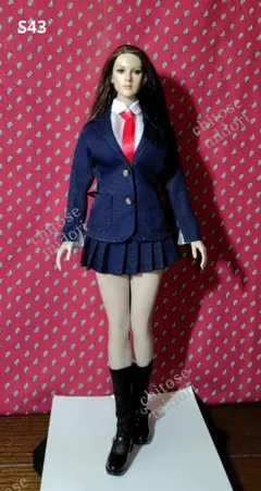 1/6フィギュア服　S07Cサイズ　Say What　濃紺+プリーツG 1/6フィギュア服 S07Cサイズ Say What ムーングレー+プリーツG - メルカリ