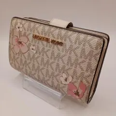 MICHAEL KORS マイケルコース 二つ折り財布 フラワープリント