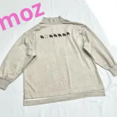 moz トップス　ロゴ　スウェード