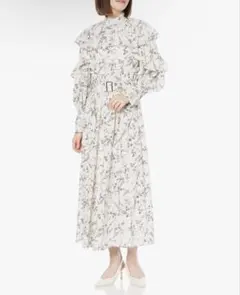 SNIDEL(スナイデル) プリントフリルワンピース レディース