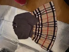 JK Kids ワンピース グレー・チェック