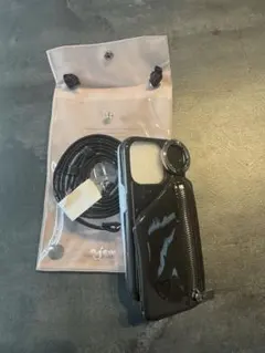 ajew iPhone15Pro ケース　darkgray patent