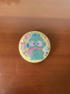【サンリオ】ハンギョドン刺繍缶バッジ