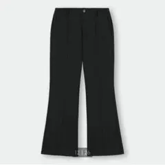 GU カットソーフレアスラックス BLACK Sサイズ