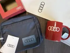 Audi マグカップとポーチ.ショッパーの３点セット【非売品・新品】