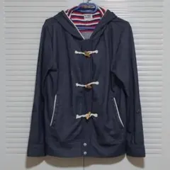 F81 Nylaus ダッフルパーカー ネイビー L