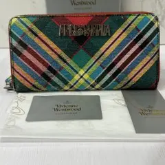新品同様‼️ ヴィヴィアンウエストウッド　財布　長財布　ラウンドファスナー