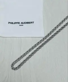美品 PHILIPPE AUDIBERT チェーンネックレス マンテル - メルカリ
