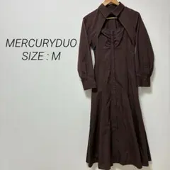 【生見愛瑠ちゃん着用】MERCURYDUO ワンピース M ブラウン