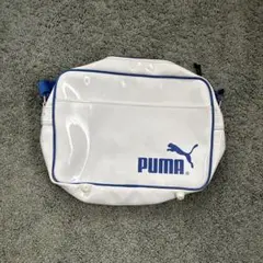 PUMA スポーツバッグ ホワイト/ブルー