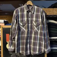 PHIGVEL PRINT FLANNEL HALF ZIP SHIRT - メルカリ