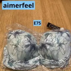 aimerfeel KIWAMI水色花柄ブラジャーE75