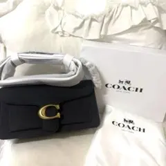 新品未使用 COACH コーチ タビー 2way ショルダーバッグ 黒