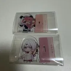 にじさんじチョコエッグ　笹木咲　椎名唯華　アクリルスタンド にじさんじ　さくゆい