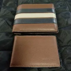 COACH レザー二つ折り財布、ＩＤ・パスケースセット
