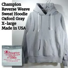 【赤タグ/米国製】チャンピオンリバースウィーブパーカー/XL/目無し/裏起毛