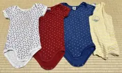 Petit Bateau プチバトー　ロンパース　74cm 81cm
