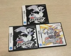 ポケットモンスター ブラック ホワイト2 DS 付属品完備 2点 まとめ売り