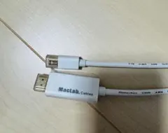 Mini-DisplayPort HDMI 変換 ケーブル 1.8m ホワイト