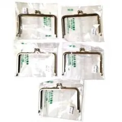 12.8ｃｍ幅　未開封がま口口金５個セット