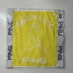 PING ゴルフ用タオル イエロー