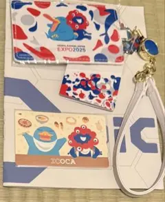 大阪万博会場限定 ミャクミャク×イコちゃんICOCA開封済パスケース未開封残高０