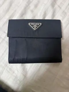 み*い様 PRADA 二つ折り財布 ナイロン ブラック - メルカリ