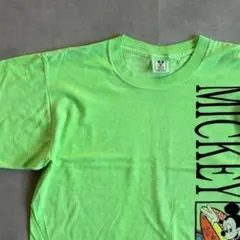 USA製 90s 古着 ディズニー 短丈 ミッキー Tシャツ vintage