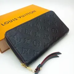 【美品SS】ルイヴィトン　ジッピーウォレット　アンプラント　マリーヌルージュ