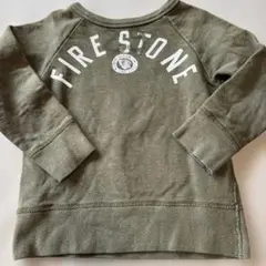 DENIM DUNGAREE トレーナー 110cm オリーブグリーン