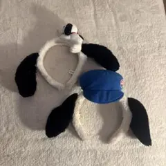 スヌーピー耳カチューシャ ぬいぐるみ付き