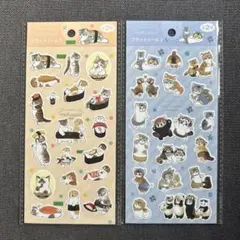 mofusandフラットシール2 2枚　セリア